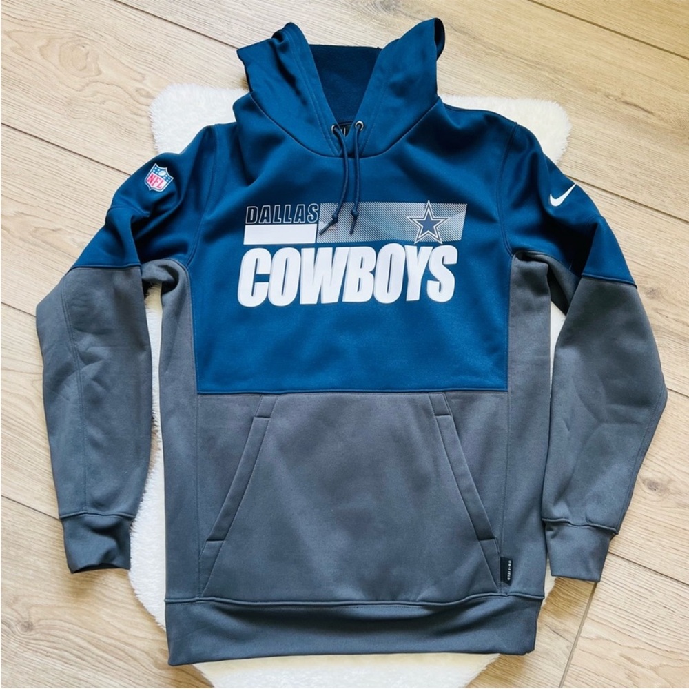 Dallas Cowboys Nike NFL Blue and Gray Hoodie